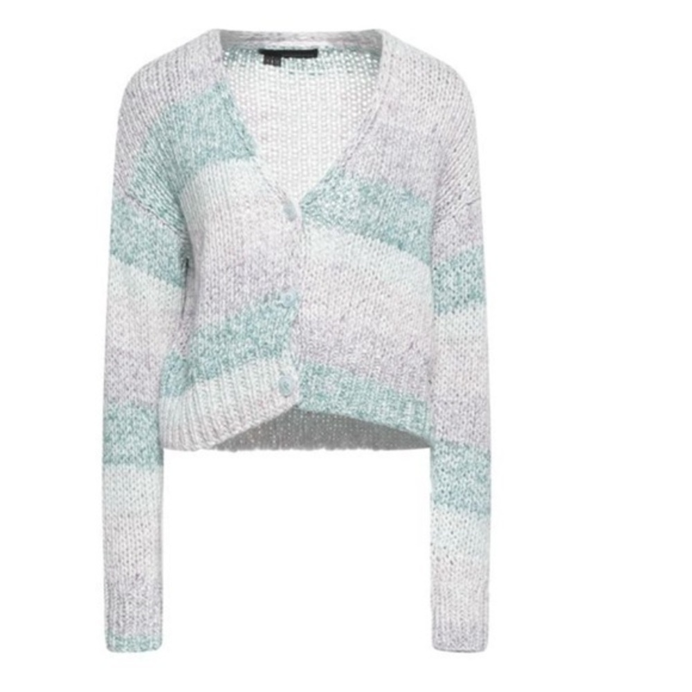 360 Sweater womens Green cardigan